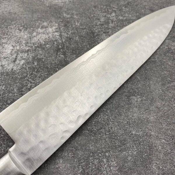 Masutani Hamono VG10 Damascus Tsuchime Gyuto 180mm