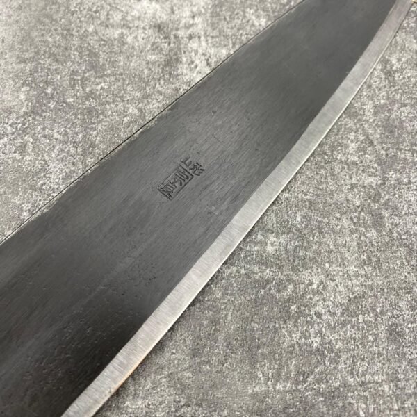 suzuki Tsukasa Shirogami #2 Kurouchi Gyuto 220mm