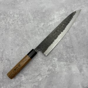 Munetoshi Seisakujo x Turumaki Kouiti Shirogami #2 Kurouchi Tsuchime Gyuto 240mm