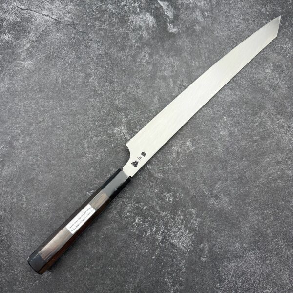 Hana Fubuki Sakai Takayuki x Yamatsuka Shougo Ginsan Damascus Engraver by Michiko Yanagiba-kiritsuke 300mm