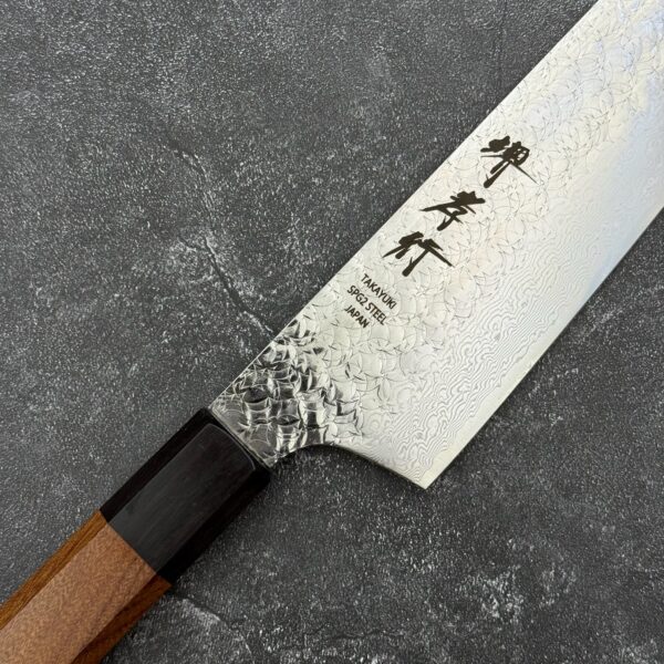 Sakai Takayuki SG2 Damascus Tsuchime Kengata-Gyuto (Kiritsuke) 190mm